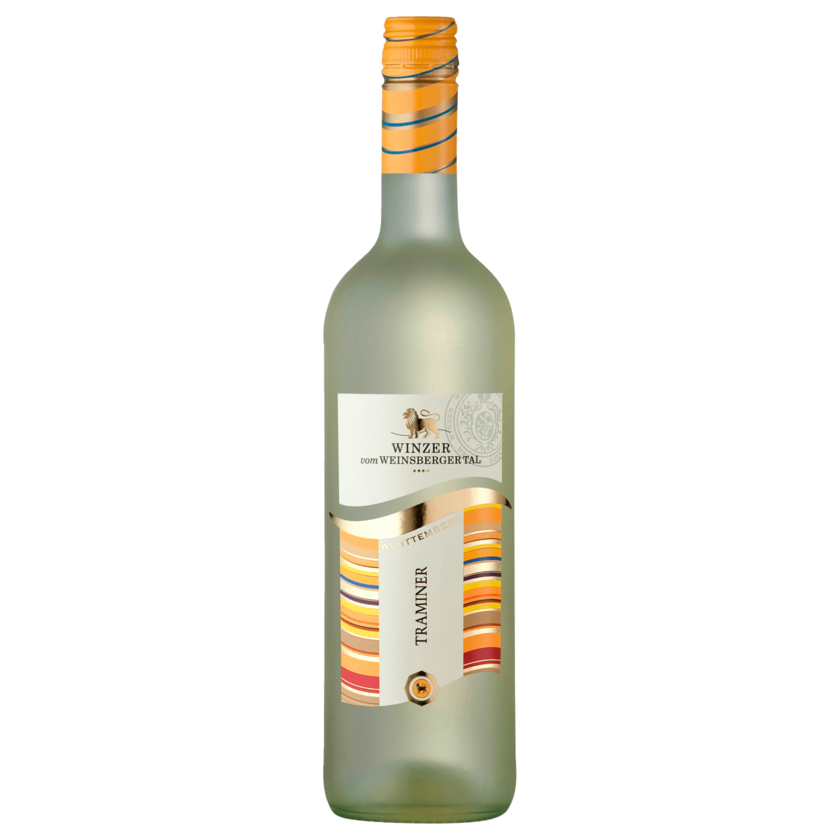 Winzer vom Weinsbergertal Weißwein Traminer halbtrocken 0,75l